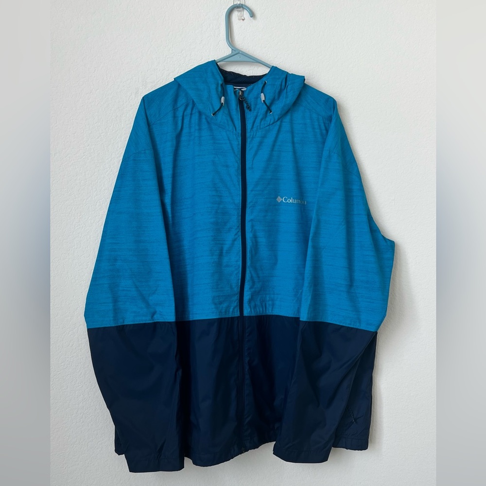 Columbia Rain jacket|XXL mens| Blue-NavyBlue